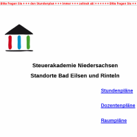 Aufruf des Stundenplans